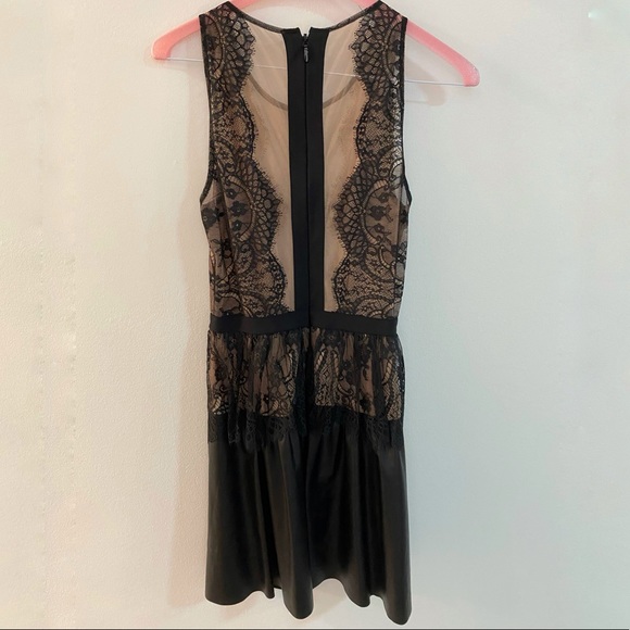 BCBG MaxAzria Dress Size 0 Sexy Mesh See-Through - Picture 2 of 3